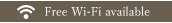 Free Wi-Fi available